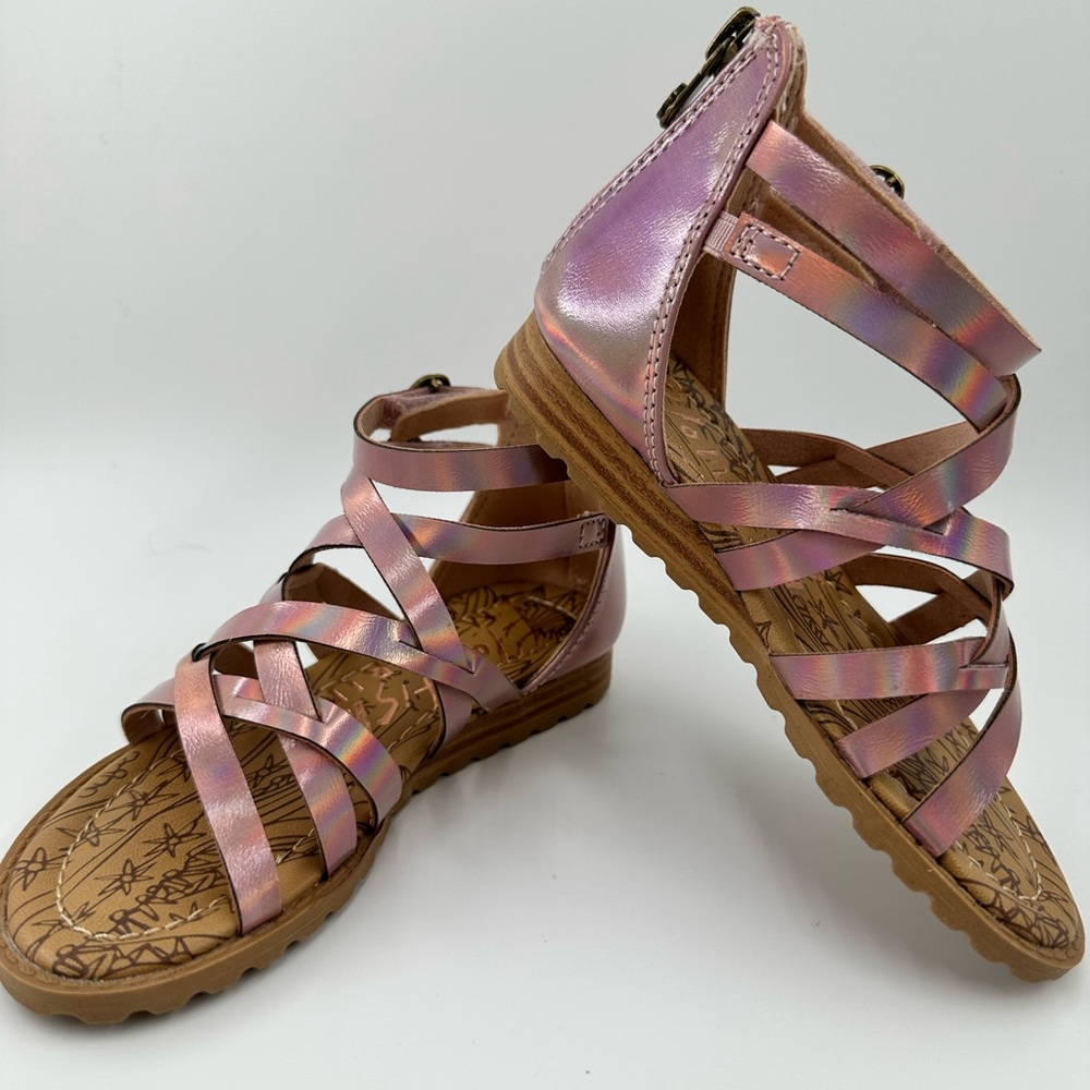 Blowfish Malibu Pink Strappy Sandals - Picture 9 of 10